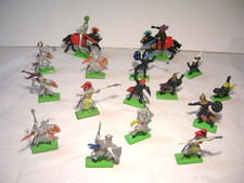 Vintage 1971 Deetail Britains Medieval Knights Saracens Horses Lot