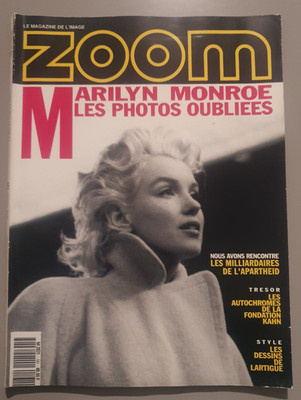 MAGAZIN BILD FOTO - ZOOM 161 - MARILYN MONROE DIE VERGESSENEN FOTOS
