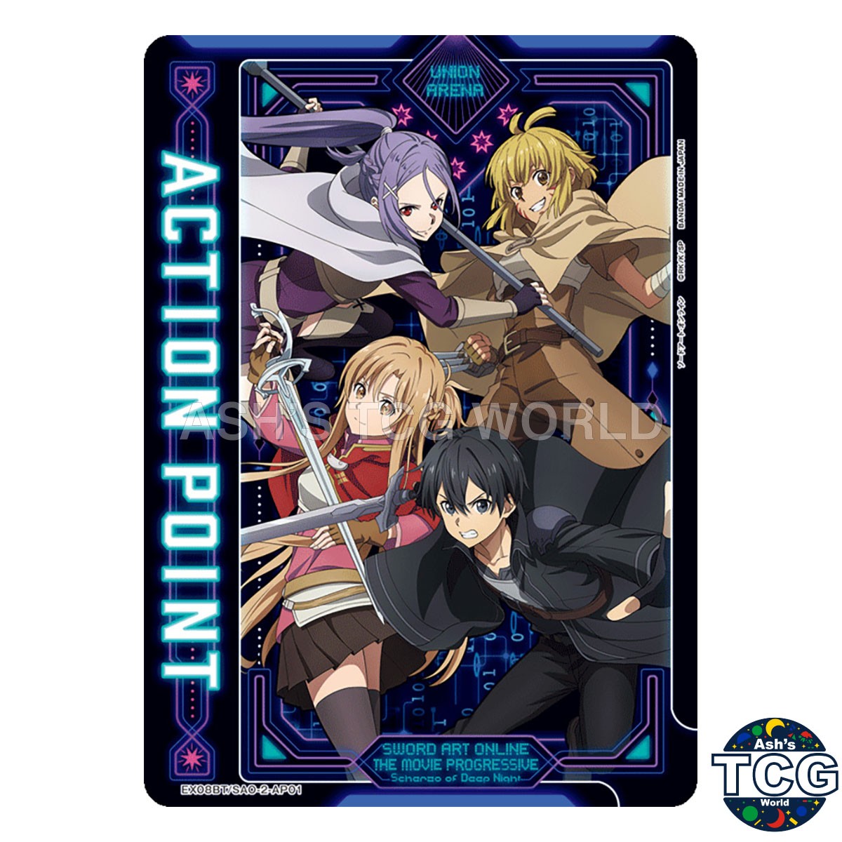 Action Point Card EX08BT_SAO-2-AP01 Sword Art Online Vol.2 Union Arena Japanese