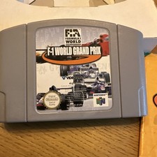 ebay® Auktion 306498156103 | F1 World Grand Prix - OVP & Komplett (Nintendo 64, 1998) PAL Thumbnail of ebay® auction 306498156103 | F1 World Grand Prix - OVP & Komplett (Nintendo 64, 1998) PAL