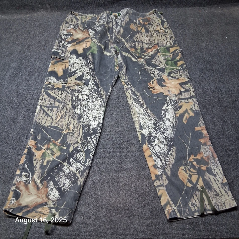 Cabelas Scentlok Mossy Oak Break Up Camo Cargo Hunting Pants Size 42 Reg - Image 2 of 4
