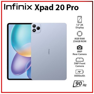 Infinix XPAD 20 Pro LTE 8GB+256GB BLUE Octa Core Android PC Tablet (Wi-Fi+4G)
