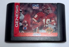 Sega Genesis NFL Football '94 Joe Montana-Authentic Cartridge only- Untested