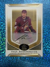 2020 SP Signature Edition Legends Gold Script Auto -  PAUL BISSONNETTE