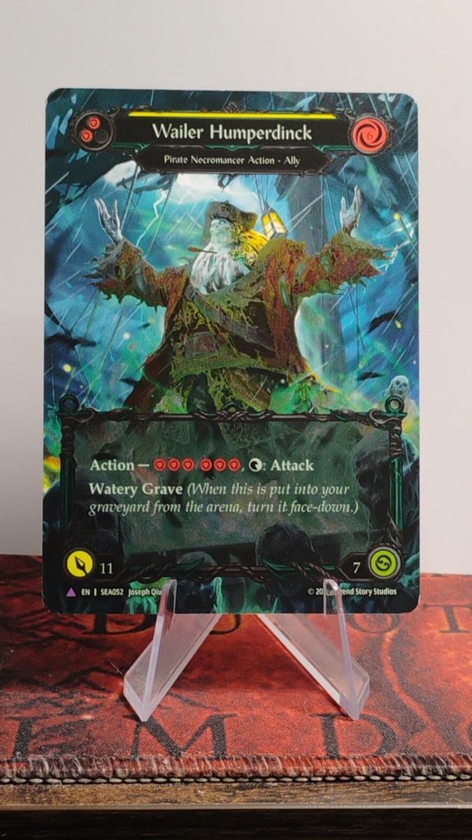 fab wailer humperdinck marvel 1枚 FAB TCG COLD FOIL Marvel Wailer Humperdinck SEA052 Flesh And