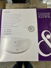 cooke & lewis vedi corner cloackroom basin