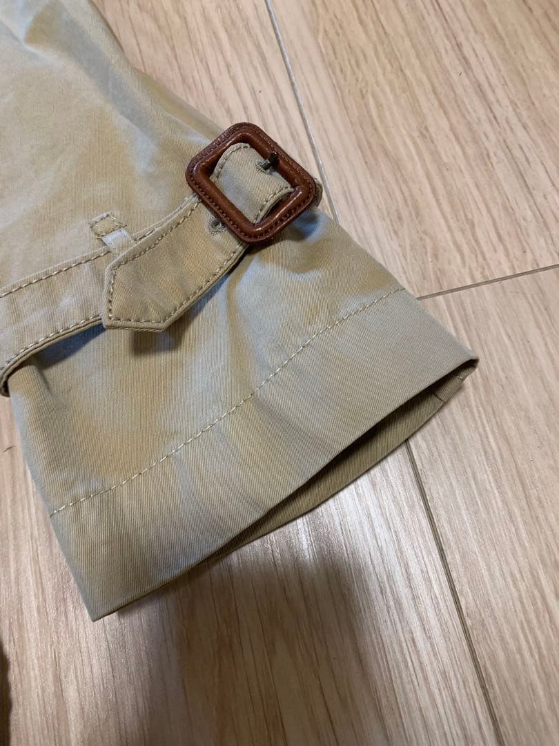 Burberry London Trench Coat Beige With Check Pattern Size M For Women thumbnail 7