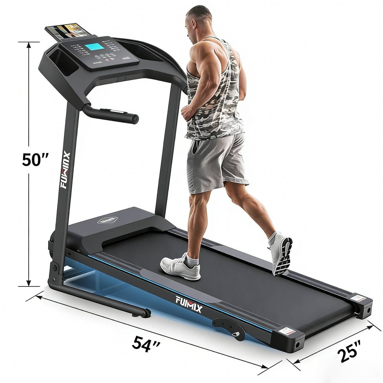 12% Incline Treadmill 3.5HP Heavy Duty Running&Walking Treadmill for Home&Gym~~