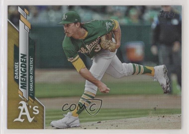 2020 Topps Jumbo Pack Exclusive Gold Foil Daniel Mengden #261 6z2
