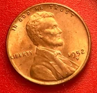 1952-D Lincoln Wheat Cent Penny GEM RED BU From an Original Bank Roll