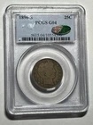 1896-S BARBER QUARTER PCGS G4 CAC NICE ORIGINAL KEY DATE