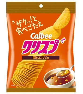 Calbee Potato Chips Crisp Umami Consomme Flavor 45g Japanese Snack Chips