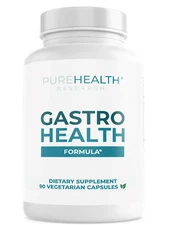 PUREHEALTH RESEARCH Gastro Health Formula - Natural Alginate for Acid Reflux - D