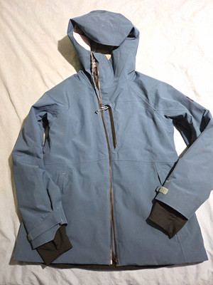686 GLCR Project infiDRY Hooded Ski/Snowboard Jacket Womens Orion Blue Medium