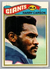 1977 Topps - Harry Carson #146 (RC) - HOF VG (Small Wrinkle) *TEXCARDS*