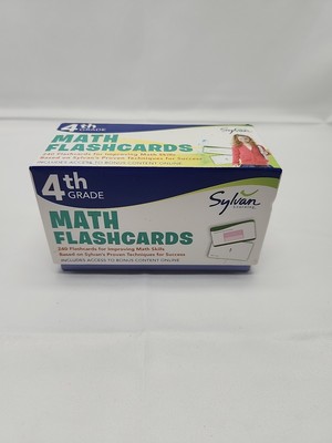 Sylvan Learning 4th Grade Math Flash Cards