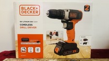 Black+Decker 18V Lithium-Ion 1.5AH Cordless Drill Driver