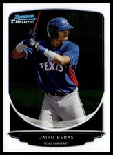 2013 Bowman Chrome Prospects Jairo Beras Rookie Texas Rangers #BCP105
