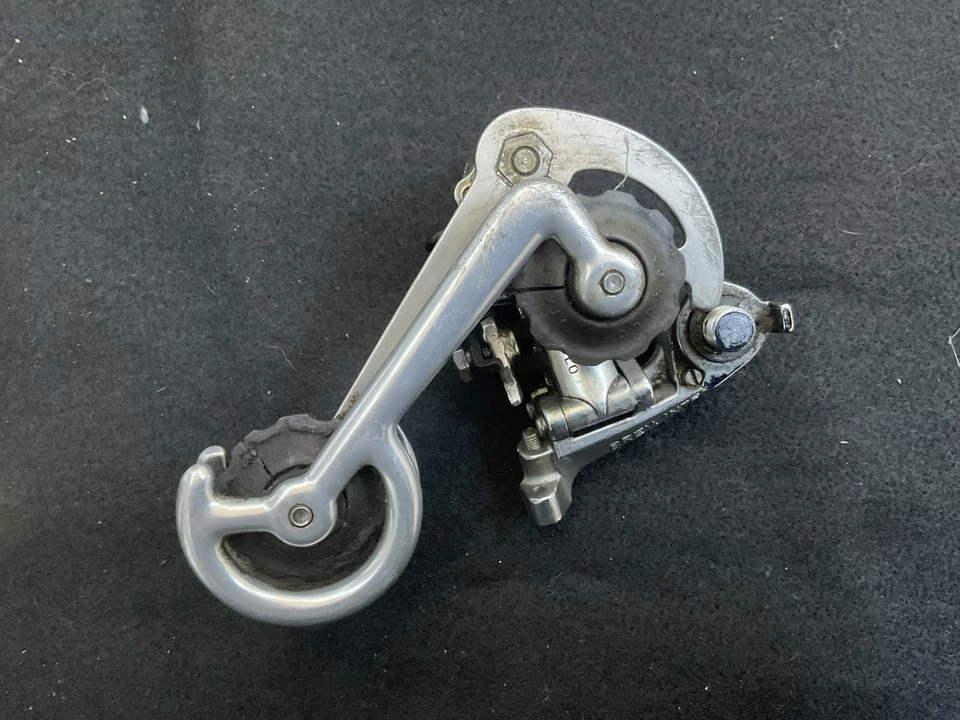 Desviador trasero Campagnolo Rally de colección jaula larga hecho en Italia Touring Road Foto 2 de 4