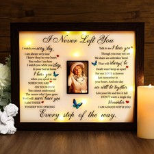 Sympathy Gift LED Shadow Box 2x3 Picture Frame - Memorial Gifts for Loss of M...