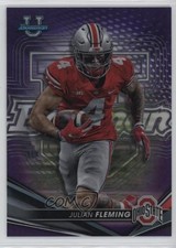 2022-23 Bowman U Purple Refractor 4/250 Julian Fleming #17 4f5