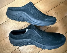 Merrell Jungle Slide Black Noir Suede Slip On Mule J003966 Womens Size 6.5