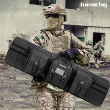 Tactical Carbine Rifle Double Padded Backpack 42" Gun Carry with Lockable Zipper