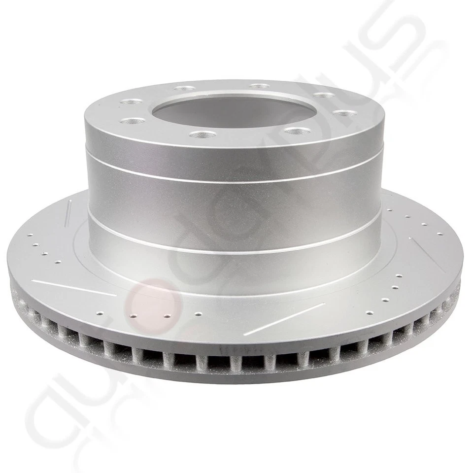 Rear Brake Rotors And Ceramic Pads For 2006 2007 2008 Dodge Ram 1500 2500 3500 Foto 3 de 4