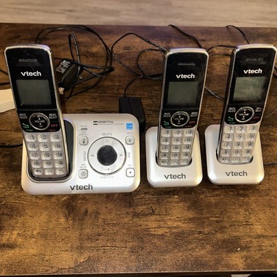 VTech CS6429-3 3-Handset DECT 6.0 Cordless Phone Answering System & Caller ID