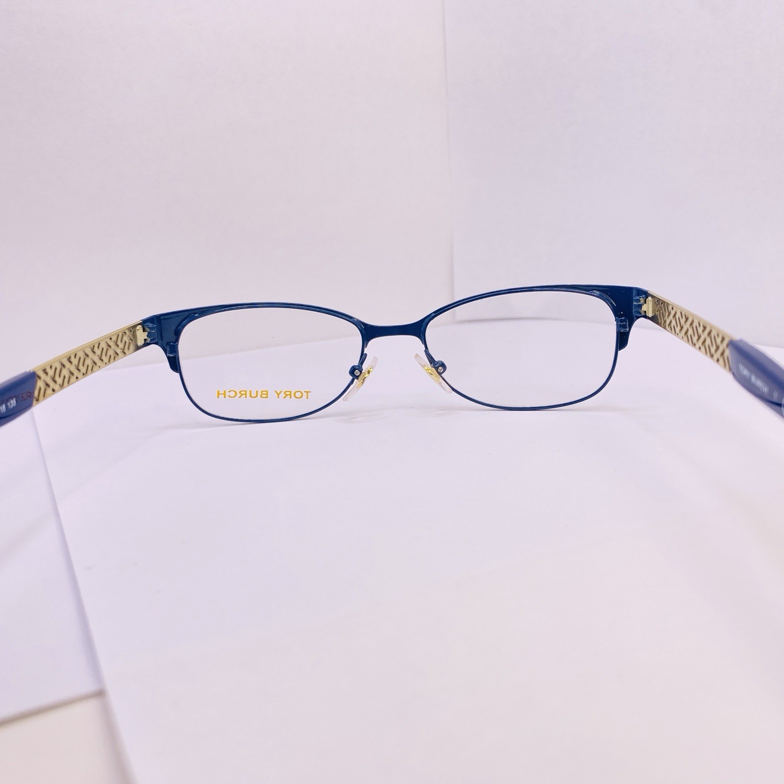Tory Burch Authentic Eyeglasses TY 1047 3058 49 [] 16 135 MM Gold Blue Women thumbnail 8