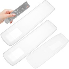 3Pcs Remote Control Silicone Protective Cover Remote Dust Covers Clear Air