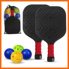 Waterproof Lightweight Pickleball Paddles Set of 2,Beach Pool Toys Fun Play S...