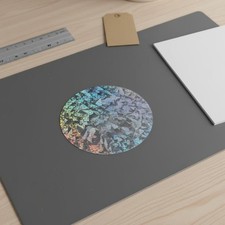 Holographic Badge Film Multiple Patterns Available 75mm Badge Lamination Disc