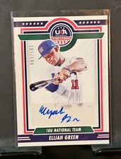 2022 Panini USA Baseball Stars & Stripes - 18u National Team Signatures...
