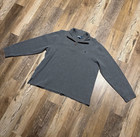 Polo Ralph Lauren Men’s Gray 1/4 Zip Cotton Knit Mock Neck Sweater XL — photo 1