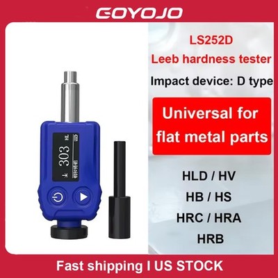 Portable Leeb Metal Hardness Tester HLD HRA HRB HRC HV HB HS for Metal Steel US