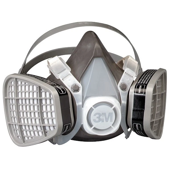 3M 5203 Half Mask Respirator Kit, 2 Cartridges Included, 5000 Series, Acid Gas - Image 3 of 4