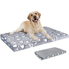 Stylish Dog Bed for Crate - Reversible Cool  Warm, Waterproof Inner, Firm , ...