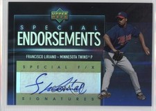 2006 Upper Deck Special F/X Endorsements Francisco Liriano #SE-FL Auto 0o9