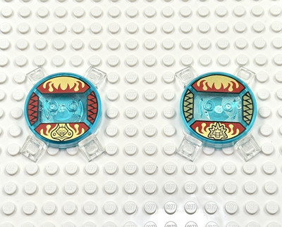 LEGO Dimensions Toy (2) pc Base Disc Tag Only Lot - Chima