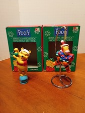 Winnie The Pooh  Spring Tigger VTG Christmas Ornaments Disney Collection Lot 2
