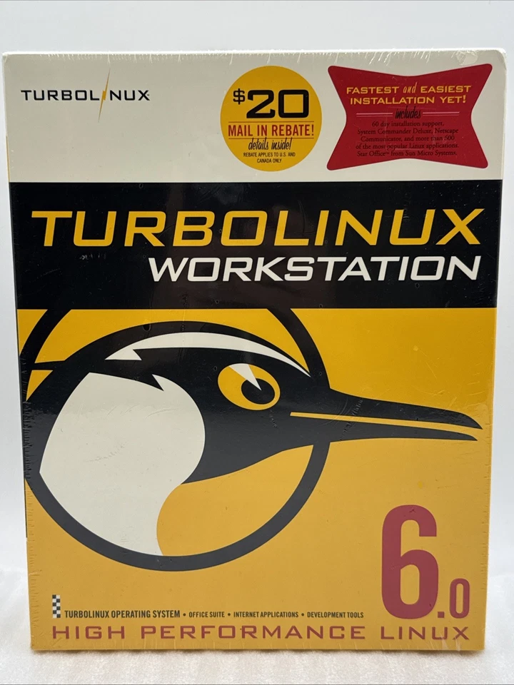 Turbolinux Workstation Operating System 6.0 Factory Sealed High Performance New - Image 1 of 4