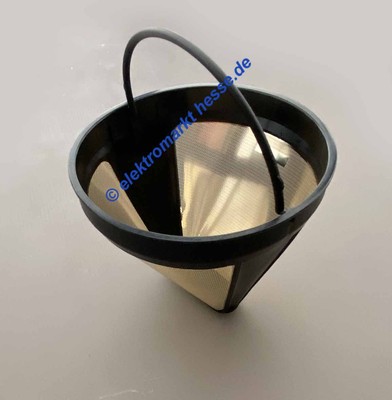 Dauer-Kaffeefilter Gold-Schwarz DeLonghi 5532106000 für Kaffeevollautomat