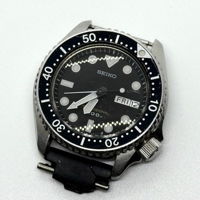 【希少】SEIKO Professional　ダイバー7c43-6010 稼働品 Good] SEIKO Professional 7C43-6010 592058 Men's Quartz Watch From