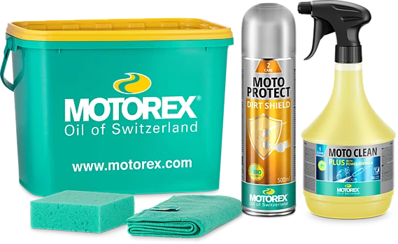 MOTOREX GMBH Motorex Moto Cleaning Kit Kit Pulizia Pulitore Cura Moto