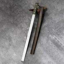 5 Mm Thick Manganese Steel Hardened Centimeter Inch Dual Scale Measuring Tool...