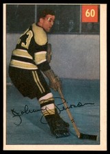 1954-55 Parkhurst EX Johnny Peirson #60