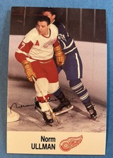 1988-89 ESSO All-Star NHL Hockey Card Norm Ullman Detroit Red Wings NHL