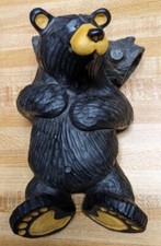 BEARFOOTS Black Bear  Ralphie  Figurine Big Sky Carvers by Jeff Fleming Montana