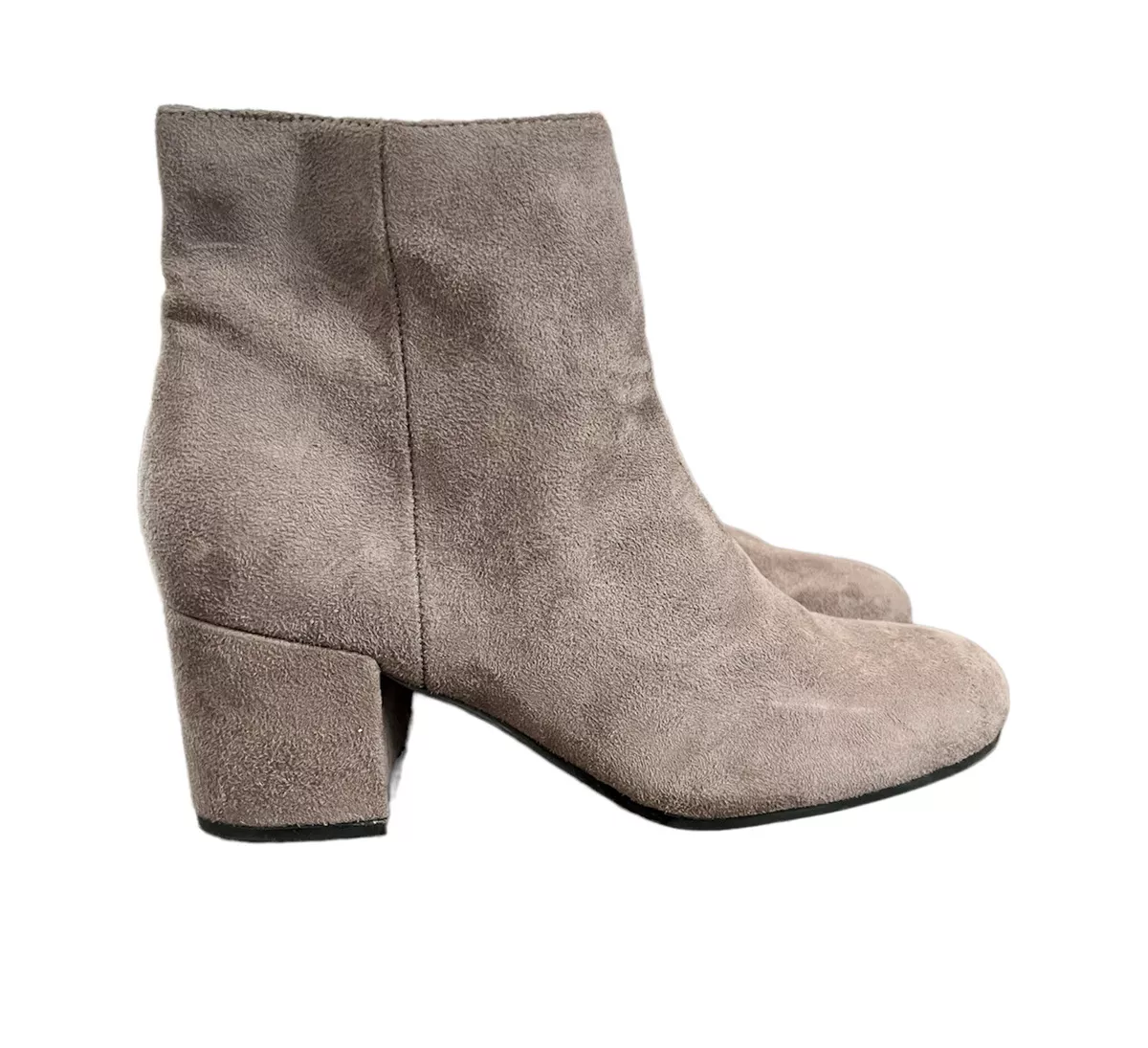 Marc fisher grey suede boots sales